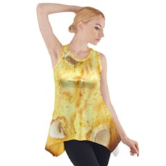 White Chocolate Chip Lemon Cookie Novelty Side Drop Tank Tunic by WaltCurleeArt