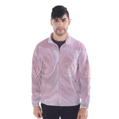 Pink White Love Rose Wind Breaker (men) by yoursparklingshop