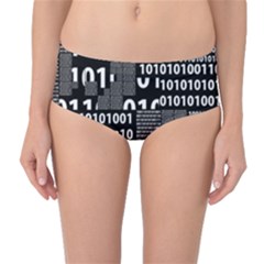 Beautiful Binary Mid-waist Bikini Bottoms by StuffOrSomething
