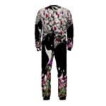 Freckles In Flowers Ii, Black White Tux Cat OnePiece Jumpsuit (Kids)