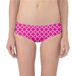 Hot pink quatrefoil pattern Classic Bikini Bottoms