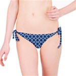 Navy blue quatrefoil pattern Bikini Bottom