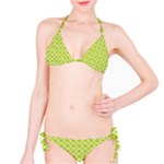 Spring green quatrefoil pattern Bikini Set