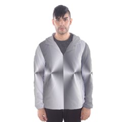 Shiny Metallic Silver Hooded Wind Breaker (men) by yoursparklingshop