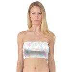 Whimsical Feather Pattern,fresh Colors, Bandeau Top