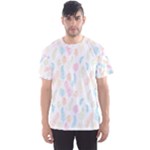 Whimsical Feather Pattern,fresh Colors, Men s Sport Mesh Tee
