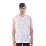 Whimsical Feather Pattern,fresh Colors, Men s Basketball Tank Top