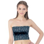 Whimsical Feather Pattern, Midnight Blue, Tube Top