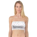 Whimsical Feather Pattern, soft colors, Bandeau Top
