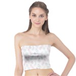Whimsical Feather Pattern, soft colors, Tube Top