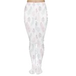 Whimsical Feather Pattern, soft colors, Women s Tights