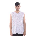 Whimsical Feather Pattern, soft colors, Men s Basketball Tank Top
