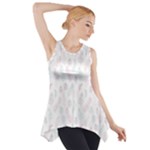 Whimsical Feather Pattern, soft colors, Side Drop Tank Tunic