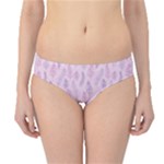 Whimsical Feather Pattern, pink & purple, Hipster Bikini Bottoms