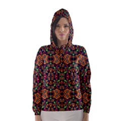 Luxury Boho Baroque Hooded Wind Breaker (women) by dflcprintsclothing