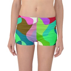 Retro Shapes                                   Boyleg Bikini Bottoms by LalyLauraFLM