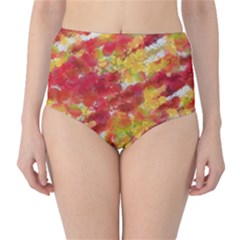 Colorful Splatters                                      High-waist Bikini Bottoms by LalyLauraFLM