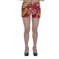 Colorful Splatters                                      Skinny Shorts by LalyLauraFLM