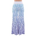 Blue Ombre Feather Pattern, White,  Pants View2
