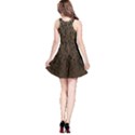 Brown Ombre Feather Pattern, Black,  Reversible Sleeveless Dress View2