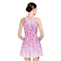 Pink Ombre Feather Pattern, White, Reversible Skater Dress View2