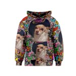 Chi Chi In Butterflies, Chihuahua Dog In Cute Hat Kids  Pullover Hoodie
