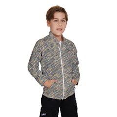 Cobblestone Geometric Texture Wind Breaker (kids) by dflcprintsclothing