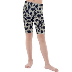 Metallic Camouflage Kid s Mid Length Swim Shorts by dflcprintsclothing