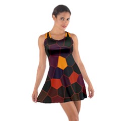 Abstracted Cotton Racerback Dress by BIBILOVER