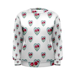 Love Ornate Motif Print Women s Sweatshirt by dflcprintsclothing