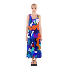 Classic New York Cty13 Sleeveless Maxi Dress by BIBILOVER