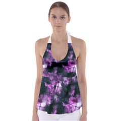 Celestial Purple  Babydoll Tankini Top by KirstenStar