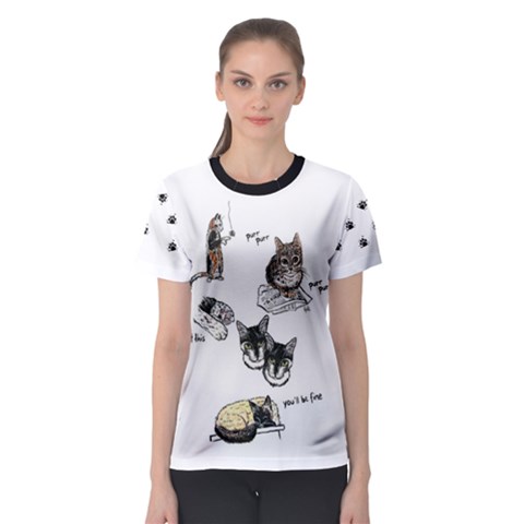 Cats Rule Women s Sport Mesh Tee by Contest2484741