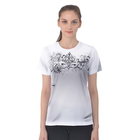 Hollow Women s Sport Mesh Tee by Contest2482676