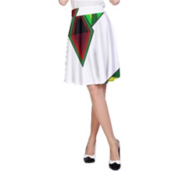 Decorative Snake A-line Skirt by Valentinaart