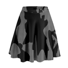 Decorative Elegant Design High Waist Skirt by Valentinaart