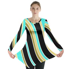 Elegant Lines Long Sleeve Tunic  by Valentinaart