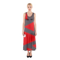 Decorative Abstraction Sleeveless Maxi Dress by Valentinaart