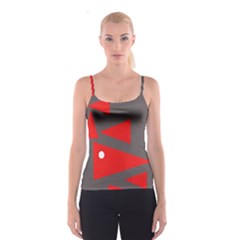 Decorative Abstraction Spaghetti Strap Top by Valentinaart