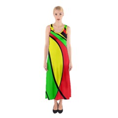 Colors Of Jamaica Sleeveless Maxi Dress by Valentinaart
