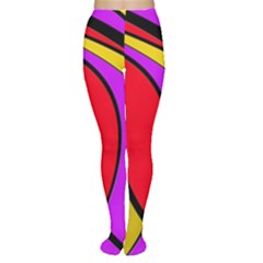 Colorful Lines Women s Tights by Valentinaart