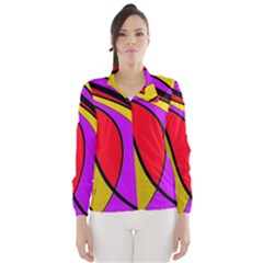 Colorful Lines Wind Breaker (women) by Valentinaart