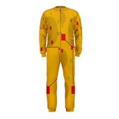 Yellow Abstract Sky Onepiece Jumpsuit (kids) by Valentinaart