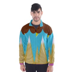 Abstract Landscape  Wind Breaker (men) by Valentinaart