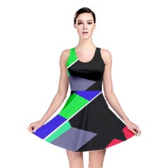 Abstract Fish Reversible Skater Dress by Valentinaart