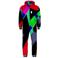 Abstract Fish Hooded Jumpsuit (men)  by Valentinaart