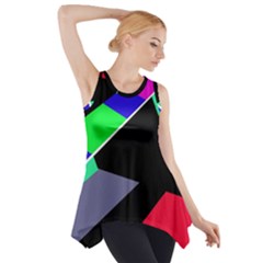 Abstract Fish Side Drop Tank Tunic by Valentinaart