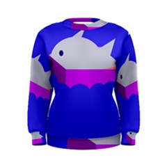 Big Fish Women s Sweatshirt by Valentinaart