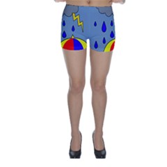 Rainy Day Skinny Shorts by Valentinaart