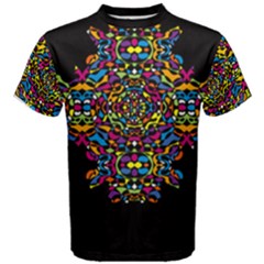 Stained Glass Pattern Men s Cotton Tee by Contest2492222